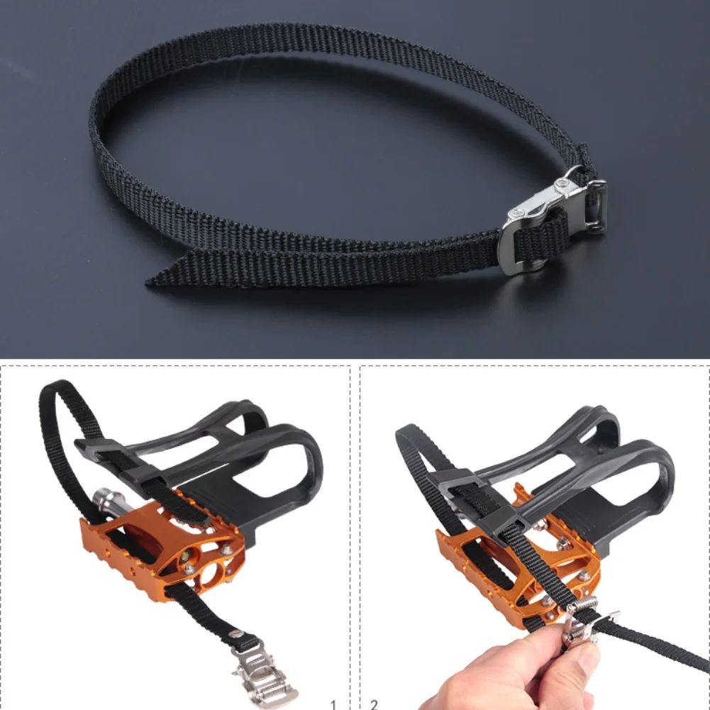 Dynamic bicycle pedal clips with antislip shoelace fixing screws for enhanced cycling control and stable shoe toe cap attachment