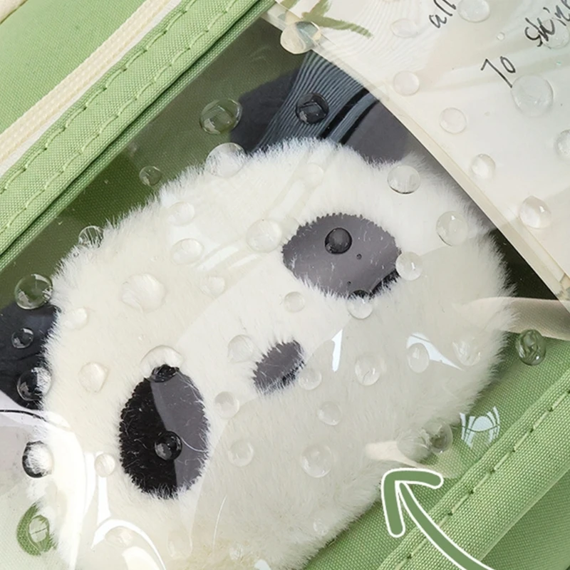 Пенал большой емкости, сумка для карандашей, настольный органайзер, сумка для хранения канцелярских принадлежностей с молниями и