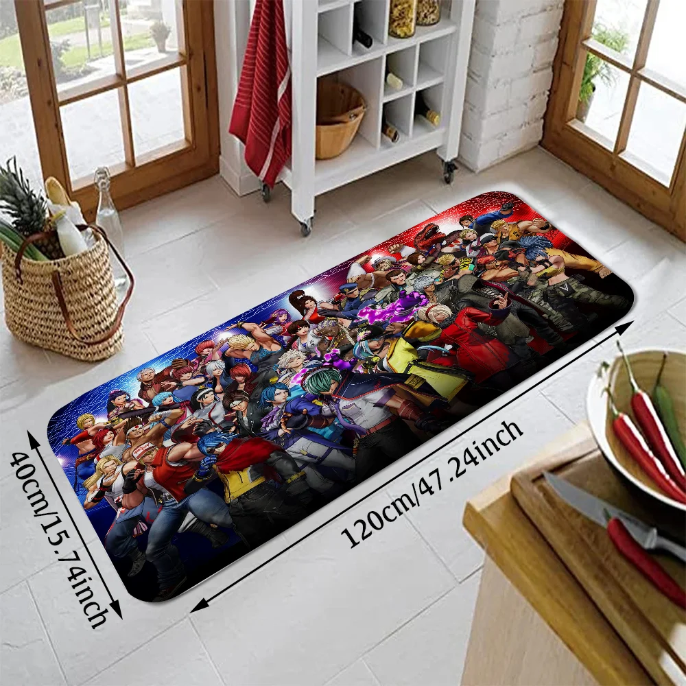 Kof The King of Fighters Hallway Carpet for Kitchen Furry Mat Cute Room Decor Custom Bedroom Rug Decoration Home Decor Items