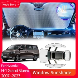 Full Covers Sunshades for Hyundai H-1 Cargo Imax Grand Starex TQ 2007~2023 Windows Visor Mat Rear Windshield Curtain Accessories