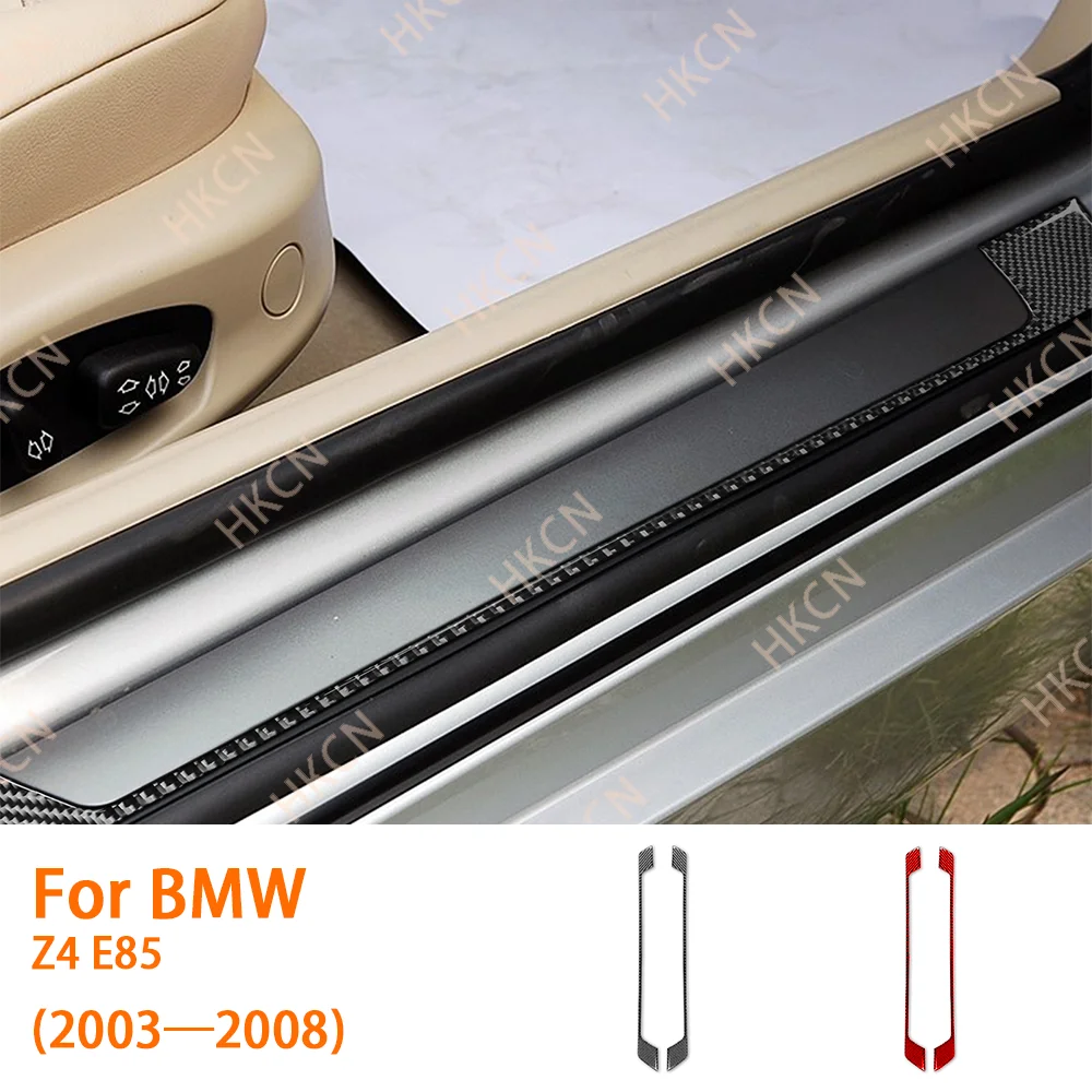 

Carbon Fiber Inner Door Threshold Panel Modification Car Accessories For BMW Z4 E85 2003—2008 Exterior Trim Sticker Decoration