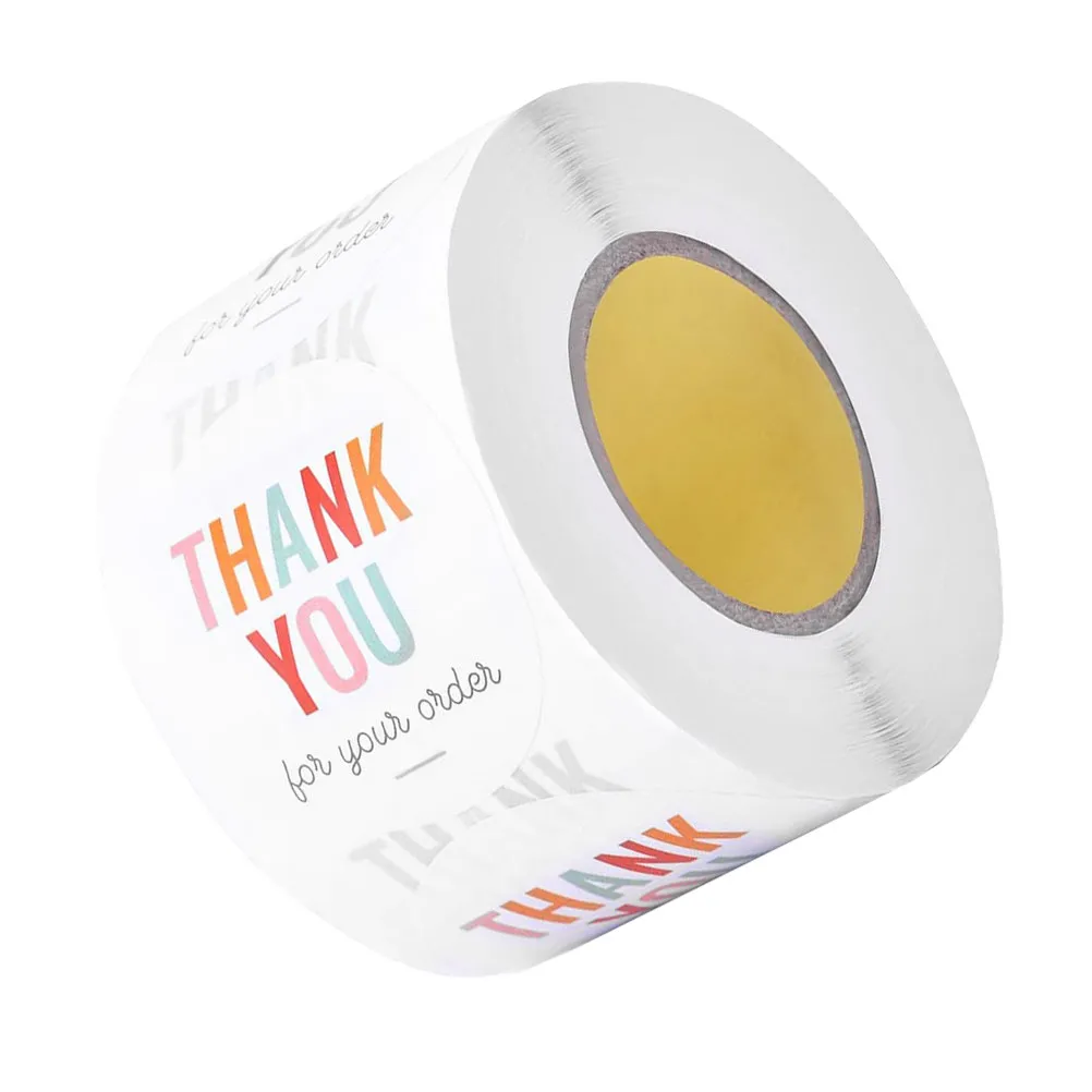 

Thank You Sticker Roll Decorative Sealing Labels for Gift Wrapping Party Favors Card Decoration Scrapbooking Use