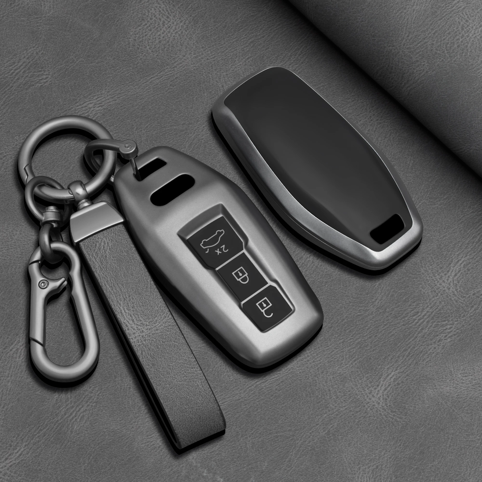TPU Car Key Case Cover For Audi Q6L E-tron A5L 2026 Audi A3 A5L Q6 A6L Q5 2025 Car Accessories Keychain Cover Fob Holder