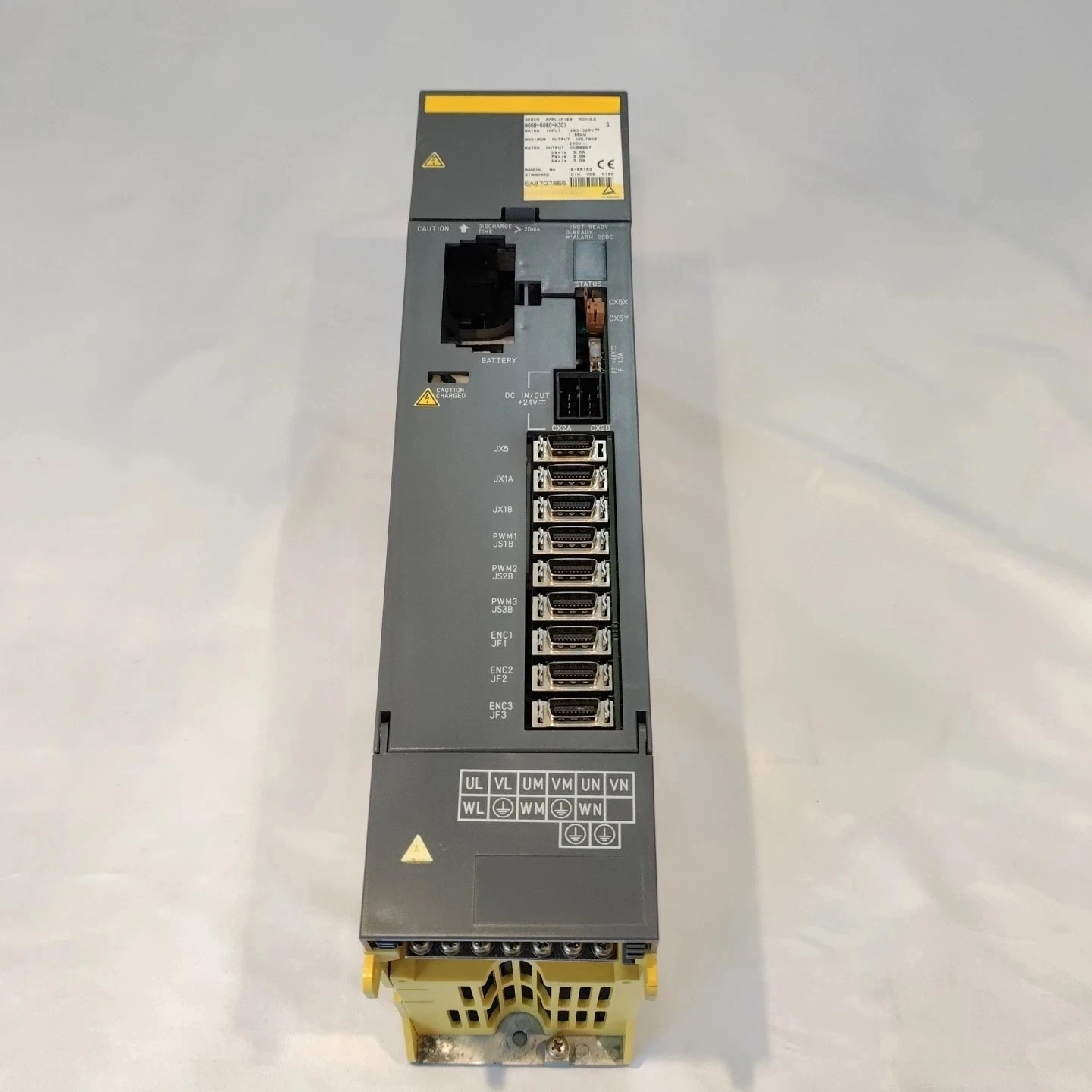 

A06B-6080-H301 Для FANUC A06B-6080-H301 Б/У сервопривод переменного тока, сервоусилитель