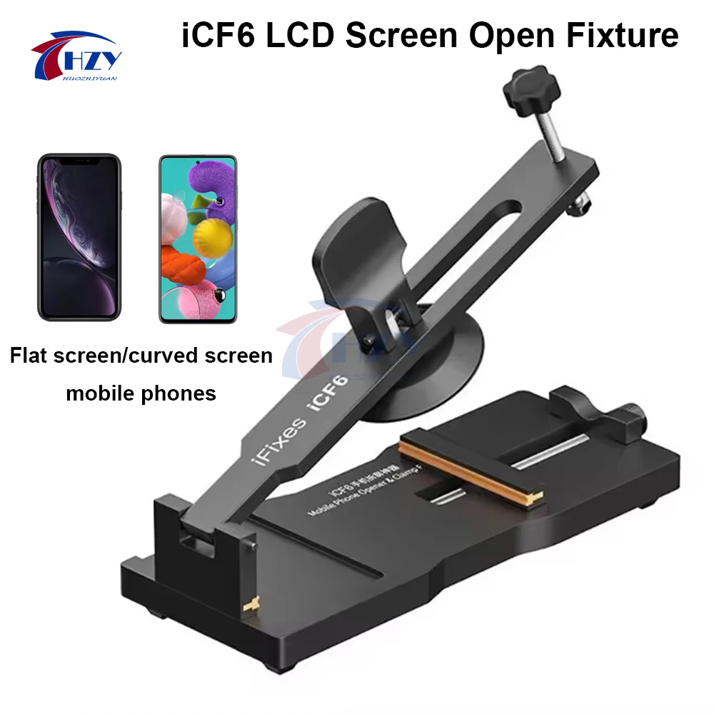 

iFixes iCF6: Инструмент для снятия LCD-экранов без нагрева, с мощной присоской, портативный, регулируемый зажим для демонтажа дисплеев мобильных телефонов