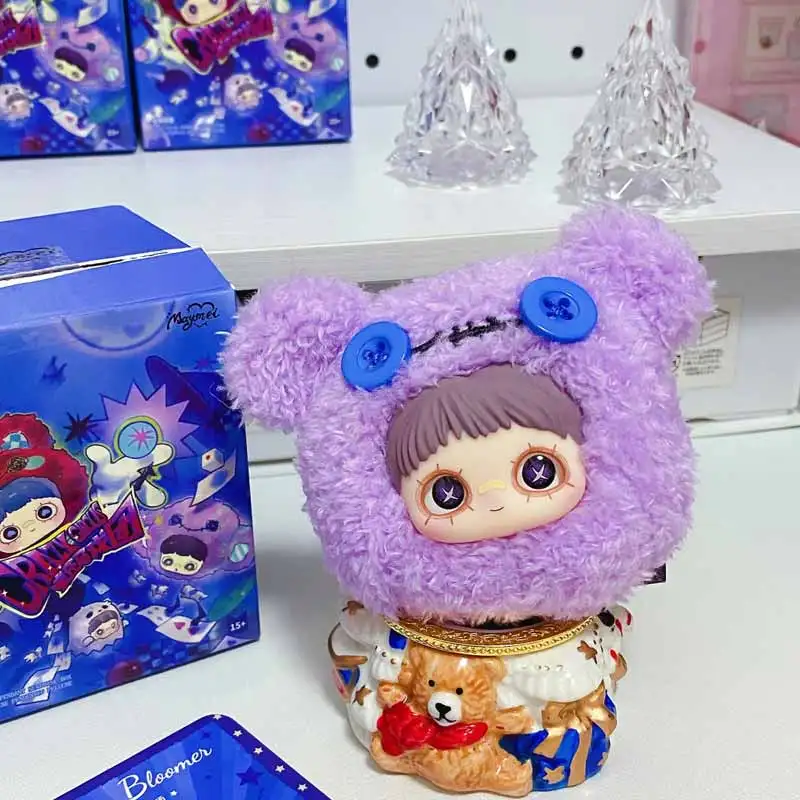 Maymei Crazy Circus-caja ciega de la serie, juguetes de adorno creativos para cabecera de cama, colgante de muñeca suave y cómodo, caja misteriosa, regalos sorpresa