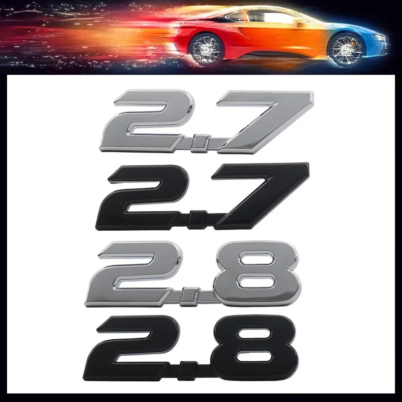 For Japan Japanese SUV Off Road car Engine Hood Fender trunk Tail Rear Decal Emblem 3D Premium 2.7 2.8 Letters Badge Sticker