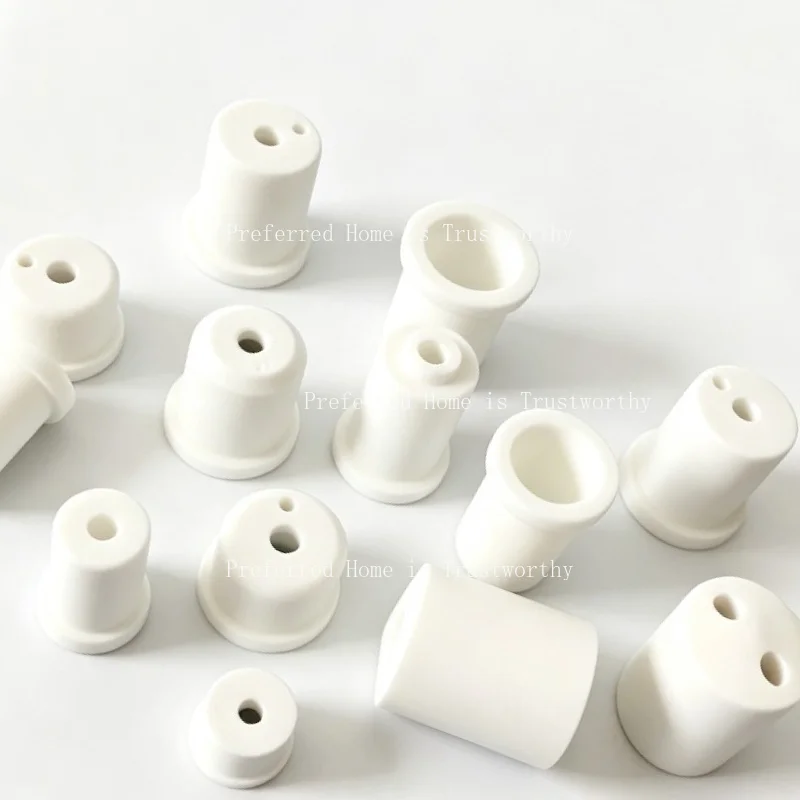 Suitable for 10PCS High Temp Insulation Ceramic Beads, Sleeve, T-type Casing, Plug for Electric Heating Tube