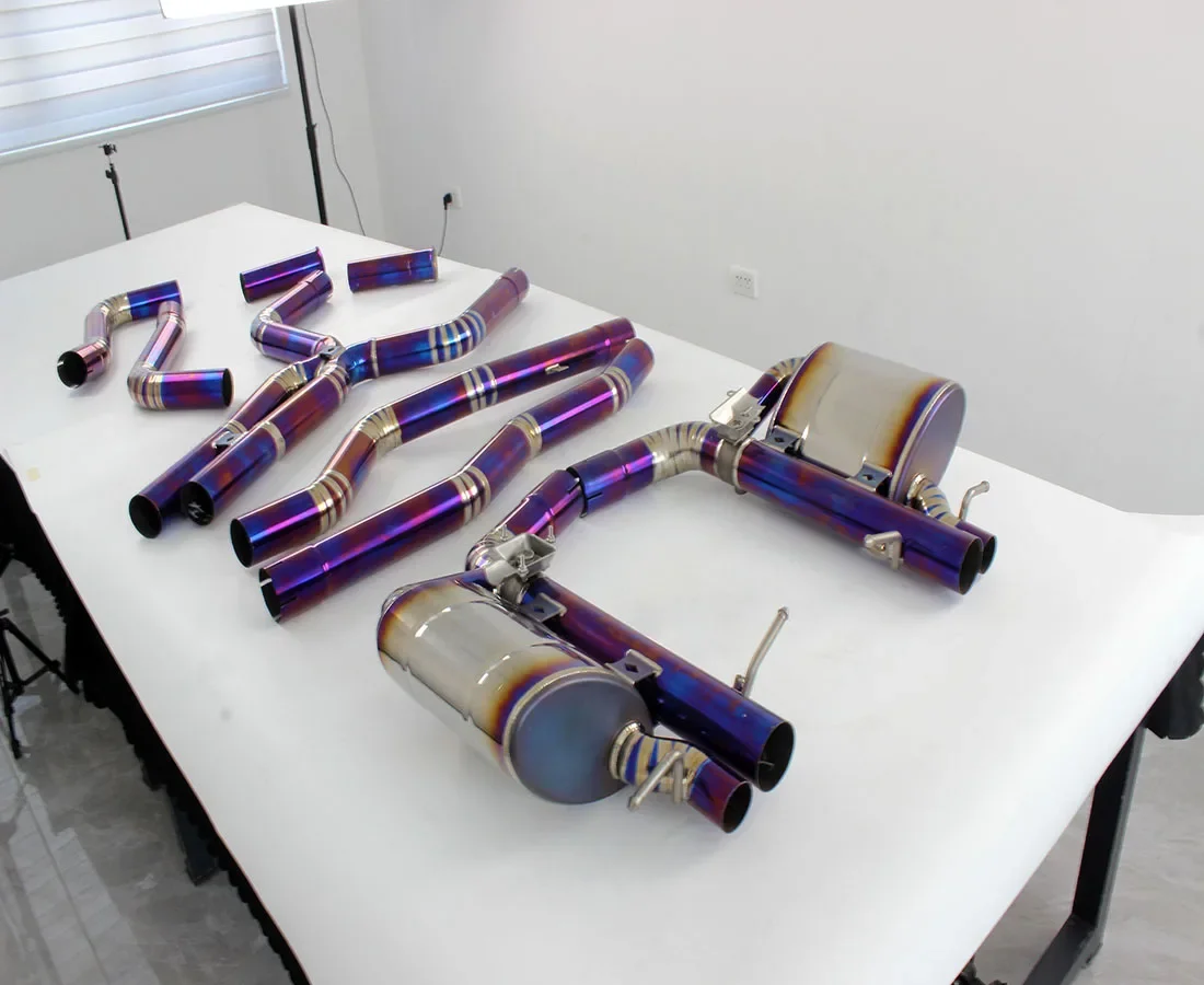 Hot Sale Catback Exhaust for Mercedes-benz C63/c63s Amg W204 W205 4.0t Exhaust Valve Control Titanium Alloy Escape