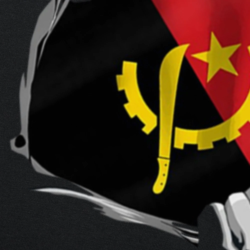 رائجة البيع فخور أنغولا العلم تي شيرت سوبر الأنجولية التراث عادية موضة فضفاضة رجل التي شيرت الشارع الشهير Harajuku Y2k الذكور المحملة #2