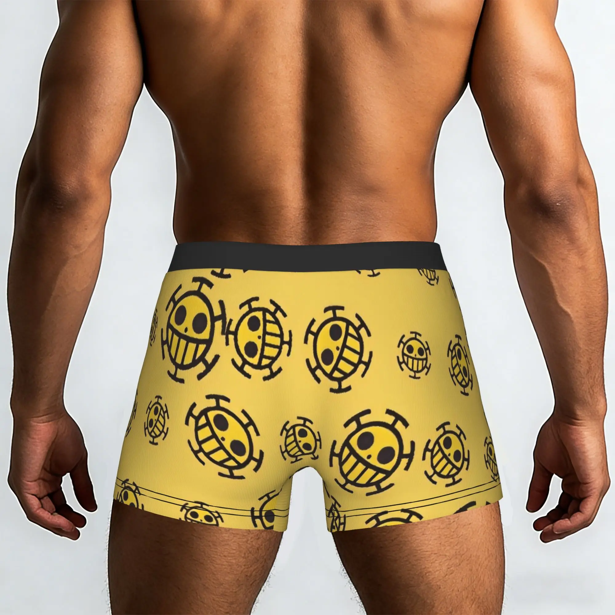 The Heart Pirates' Jolly Roger One Piece Underpants Breathbale Panties Male Underwear Comfortable Shorts Boxer Briefs