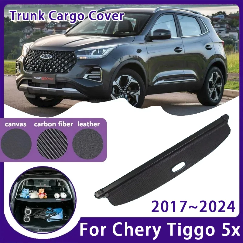 

Car Trunk Curtain Covers For Chery Tiggo 5x Pro 4 Pro MVM X55 Pro 2017~2024 Retractable Trunk Rack Partition Shelter Accessories