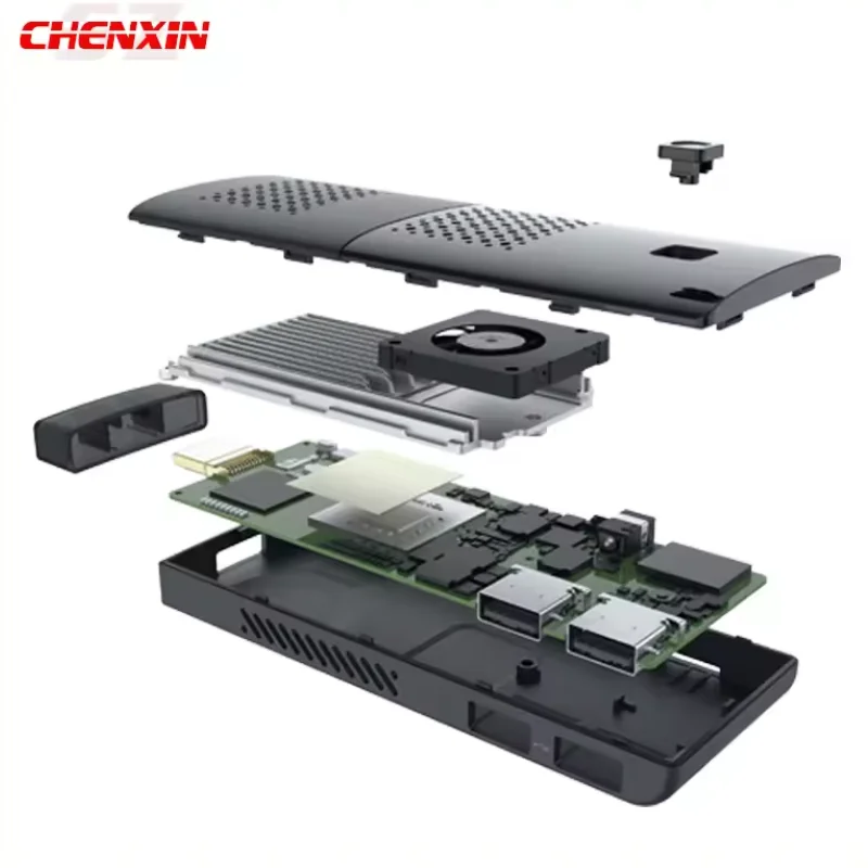 CHENXIN M1K Intel Gemini Lake J4125 رباعي النواة كمبيوتر صغير Win11 8G DDR4 256G SSD ثنائي النطاق WIFI BT4.2 2 × USB3.0 HDMI2.0 Mini PC Stick