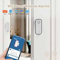 Tuya Sensor WiFi Door/Window Alarm Smart Life Remote Control Vibration Alarm Home Automation Security Protection