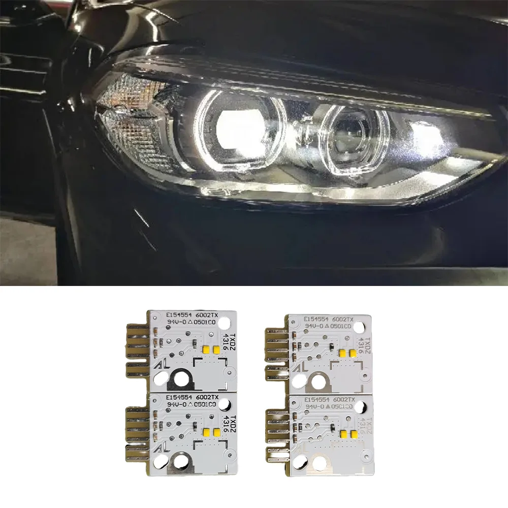 White Lightsource Daytime Running Light Led Chips 63117466102 For BMW X3 G01 F97 X4 G02 F98 LED Headlight Angel Eyes DRL