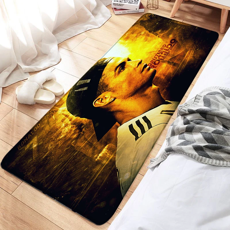 Living Room Carpet Cristiano Ronaldo CR7 Floor Mat Doormats Pet Rug Bath Mat Kitchen Hallway Foot Rugs Home Decor Birthday Gifts