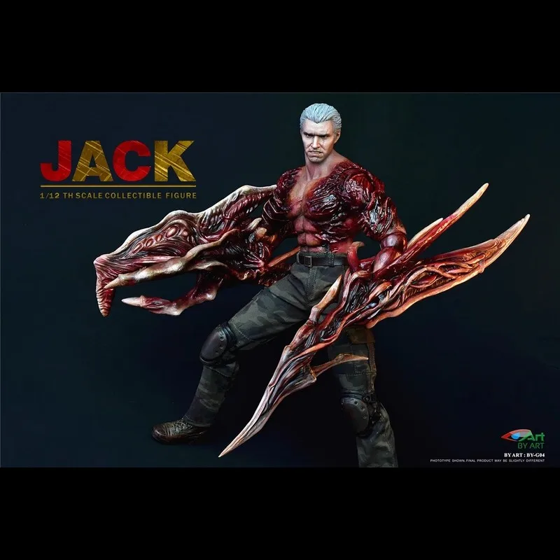 New In Stock 1/12 Scale By Art Resident Evil Major Jack Krauser Articulated Figure Collection Decoration Model Toy Gifts