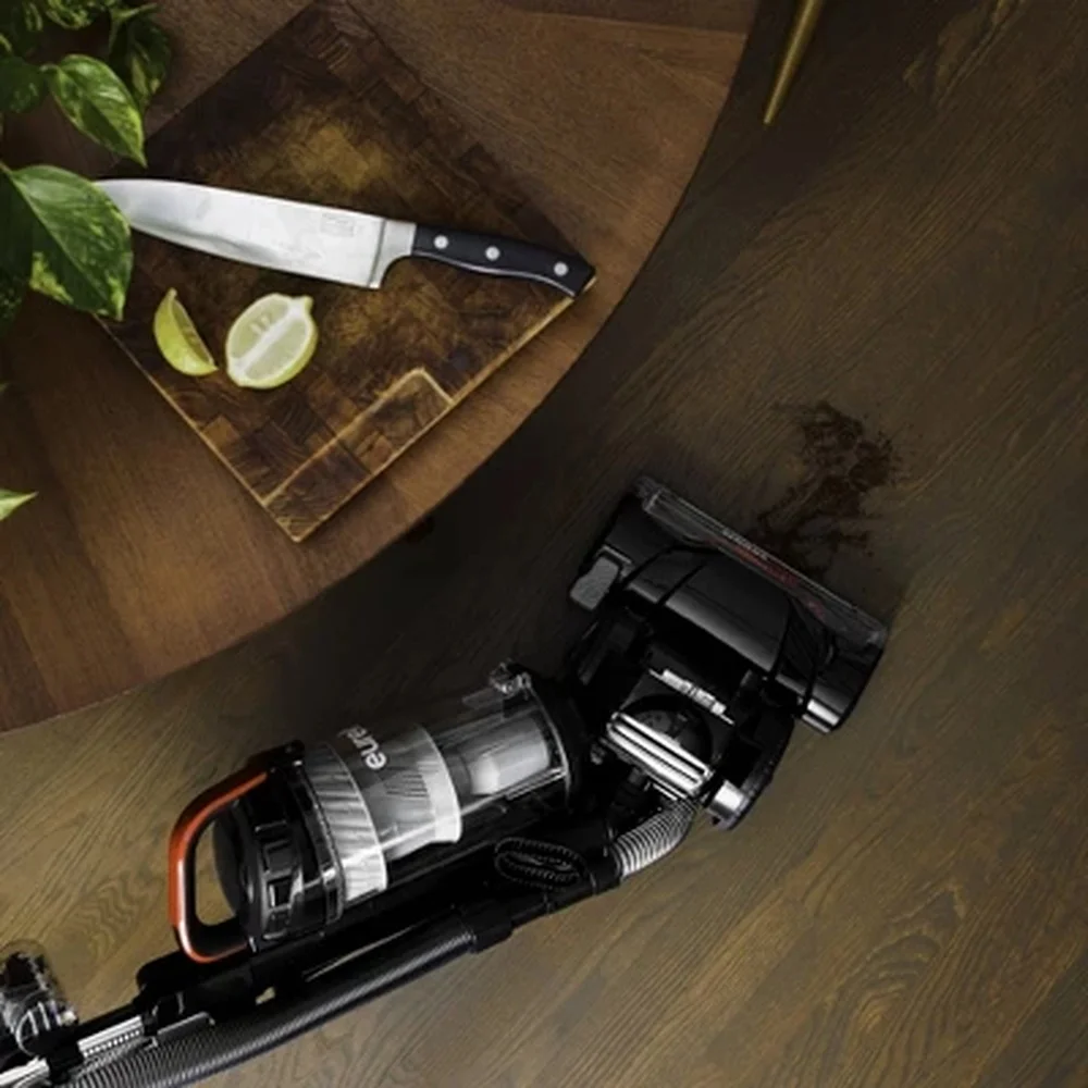 Пылесос без мешка с двойным двигателем и поворотной головкой, светодиодные фары, инструмент для волос домашних животных, шнур 30 футов, легкий моющийся фильтр