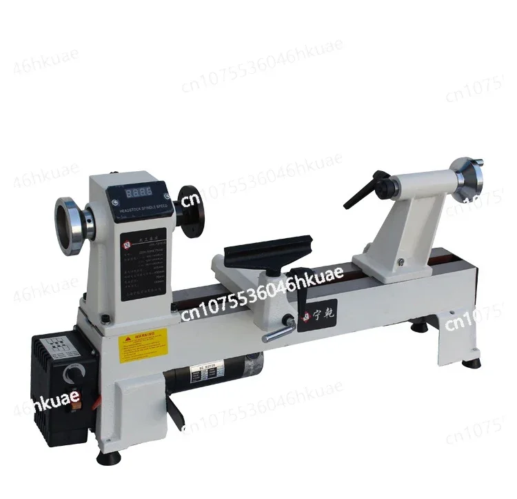 750W 4-inch chuck Variable speed Mini Wood Lathe Machine Tools Woodworking with Digital Display