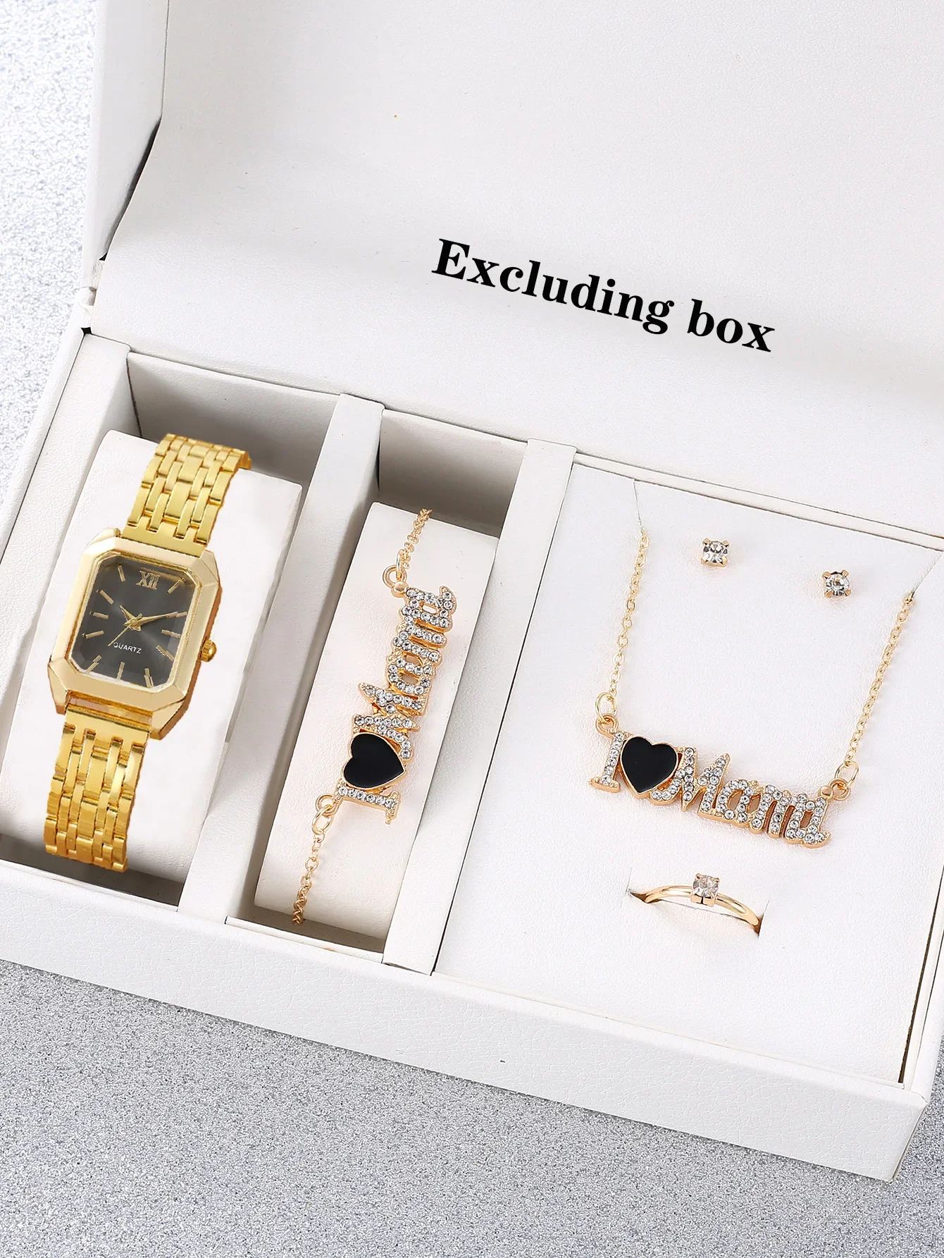 2026Light luxury steel strip women's watch pointer female student fashionable simple square quartz watch
