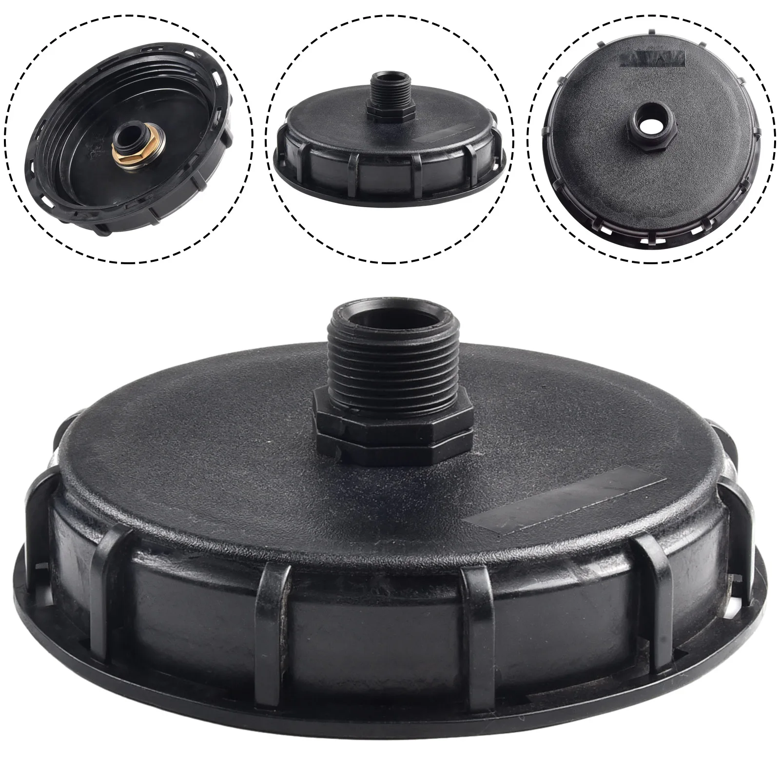 IBC Container Lid DN 150 1Inch External Thread Inlet 3 Hole Style Suitable for Filter Basket Tightness Guaranteed