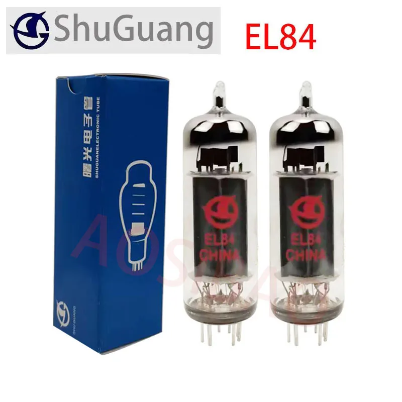 SHUGUANG  EL84 Vacuum Tube Precision pairing Valve Replaces EL84L 6BQ5 6P14 EL84 Electronic tubes For Amplifier