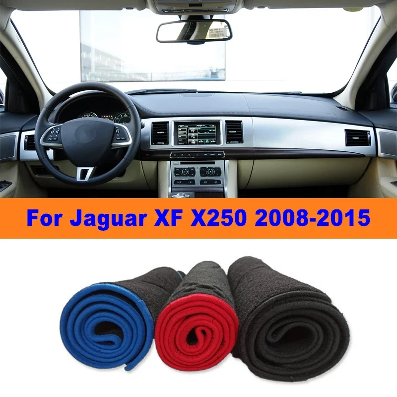 

Anti-Glare Dashboard Cover Dash Mat Non-Slip Sun Shade Pad Interior Protector For Jaguar XF X250 2008-2015 2009 2010 Car Parts
