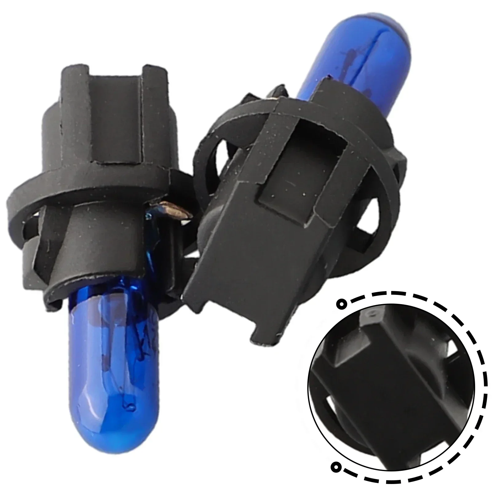 Accessoires d'ampoule intérieure LED de voiture, bleu T5 17 18 27 37 58 70 73 74 79 85 86 206, 207, 286, 30SMD, 10 pièces