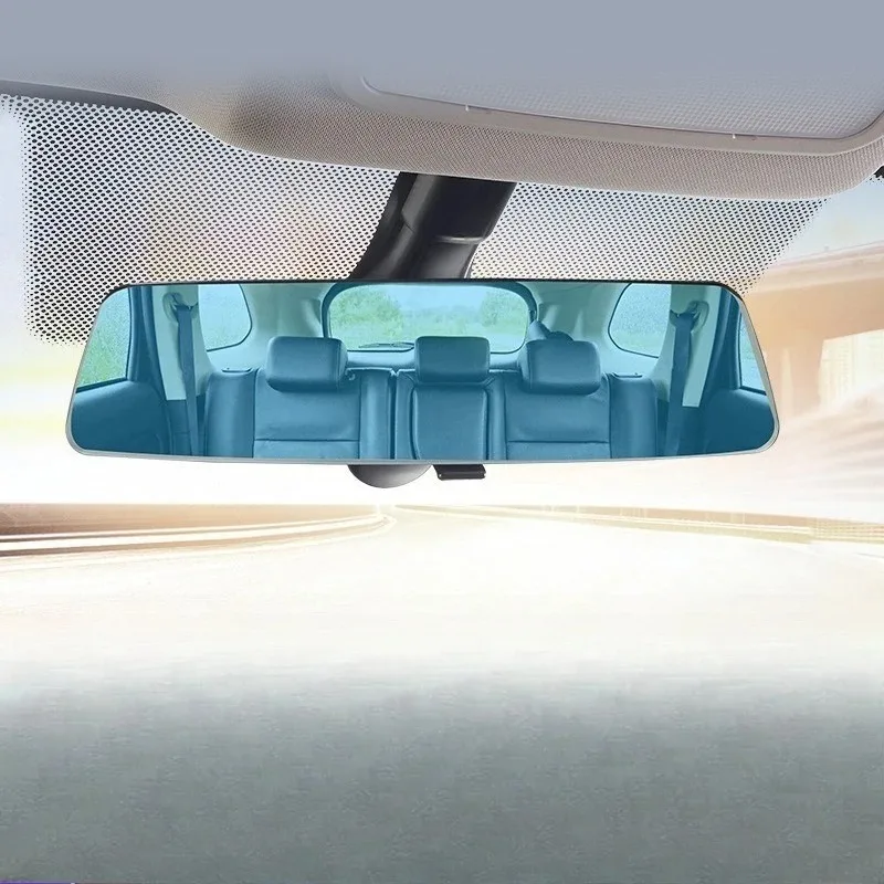 

Zza для безрамного автомобильного зеркала заднего вида, детское антибликовое широкоугольное 2,5D полноэкранное микроигнутое стекло, автоаксессуары Interi