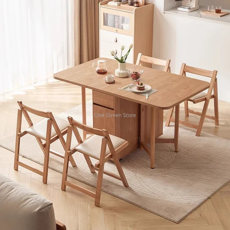 Extendable Table Folding Sedentary Elegant Dining Tables Designer Coffee Ceramic Modern Muebles De Cocina Dinning Sedentary