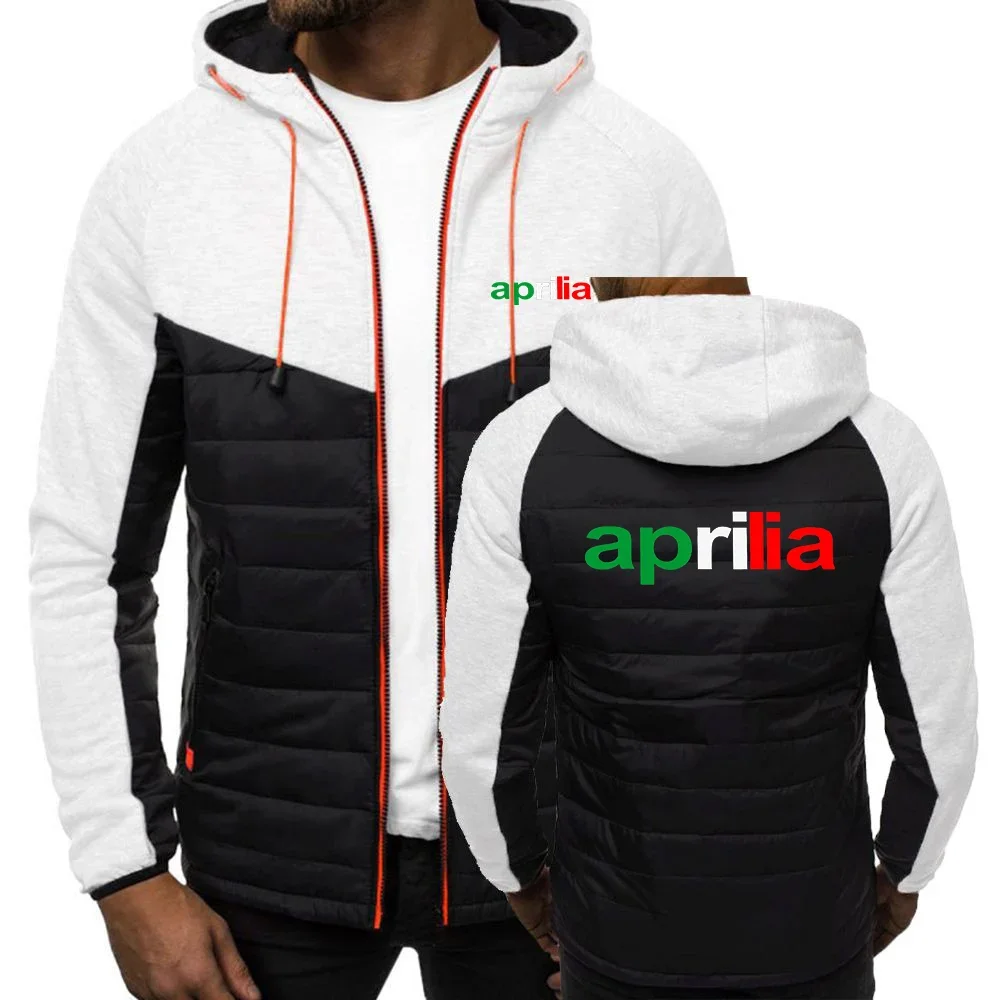 Motorcycle Aprilia 2023 New Printing Zipper Hooded Hoodies Classic Fashion Print Coat Male Casual 7 Color Jackets Sport Coats