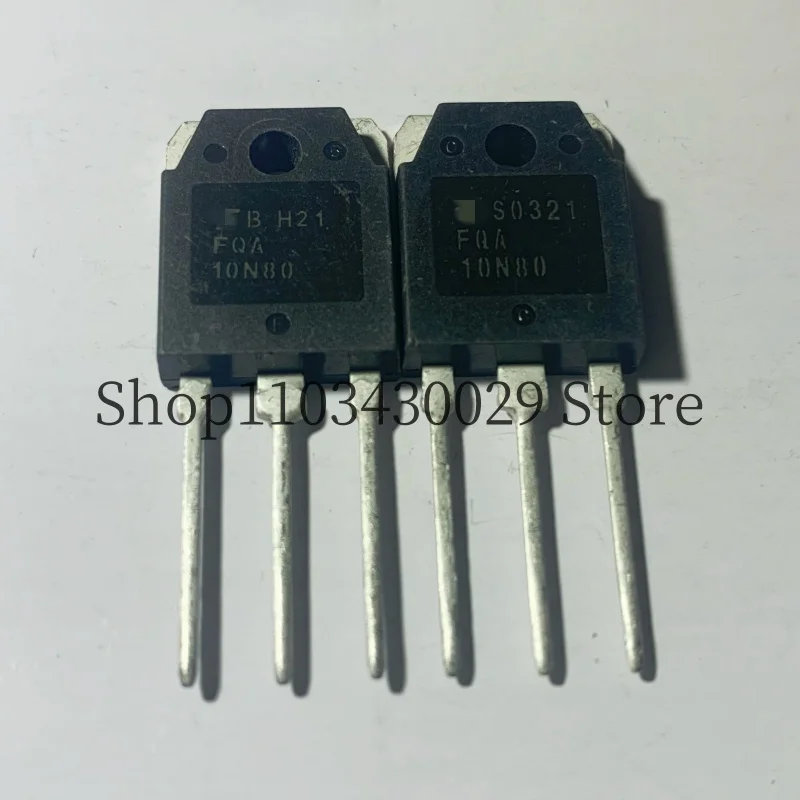 

10Pcs New and Original FQA10N80C FQA10N80 TO-3P 10A 800V MOSFET Field Effect Tube