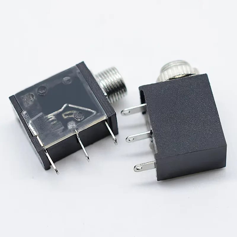 3.5 Headphone socket PJ-323M 3.5mm audio and video socket with threaded mono socket