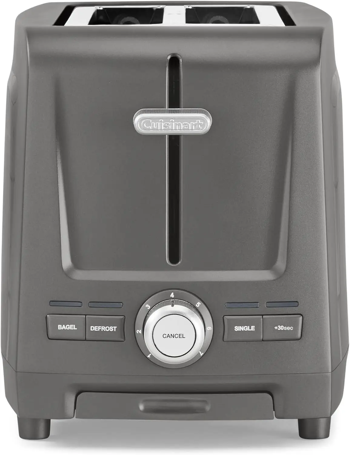 

Компактный тостер на 2 тоста с увеличенными слотами, отделка под камень, эффективное приготовление с равномерным золотистым покрытием и регулировкой толщины корочки