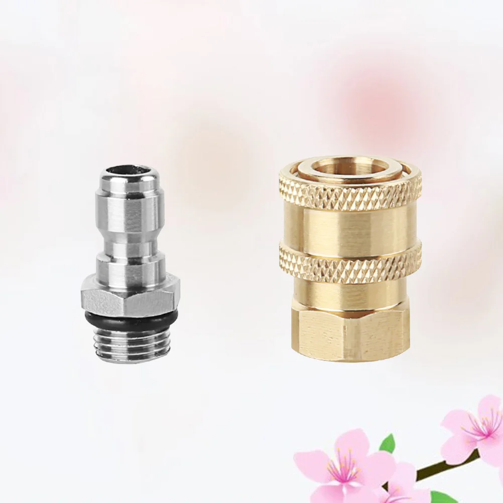 الصلبة النحاس مقرنة سريعة مجموعة عالية الصحافة موصل التوصيل ذكر أنثى سيارة معدات المياه خرطوم المقرنة أداة