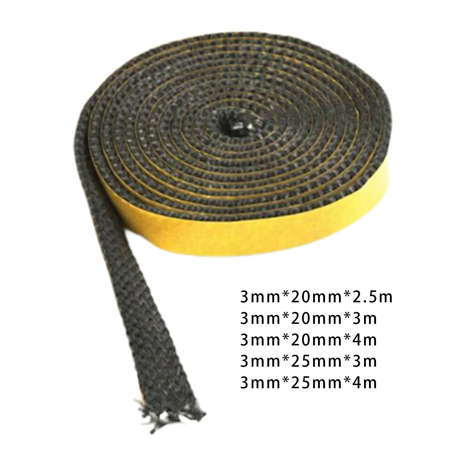 الموقد شريط حشية مسطح ختم ذاتية اللصق متعددة الوظائف 0.12 بوصة ملحق سميك لزجاج النافذة قوي سهل التركيب #3