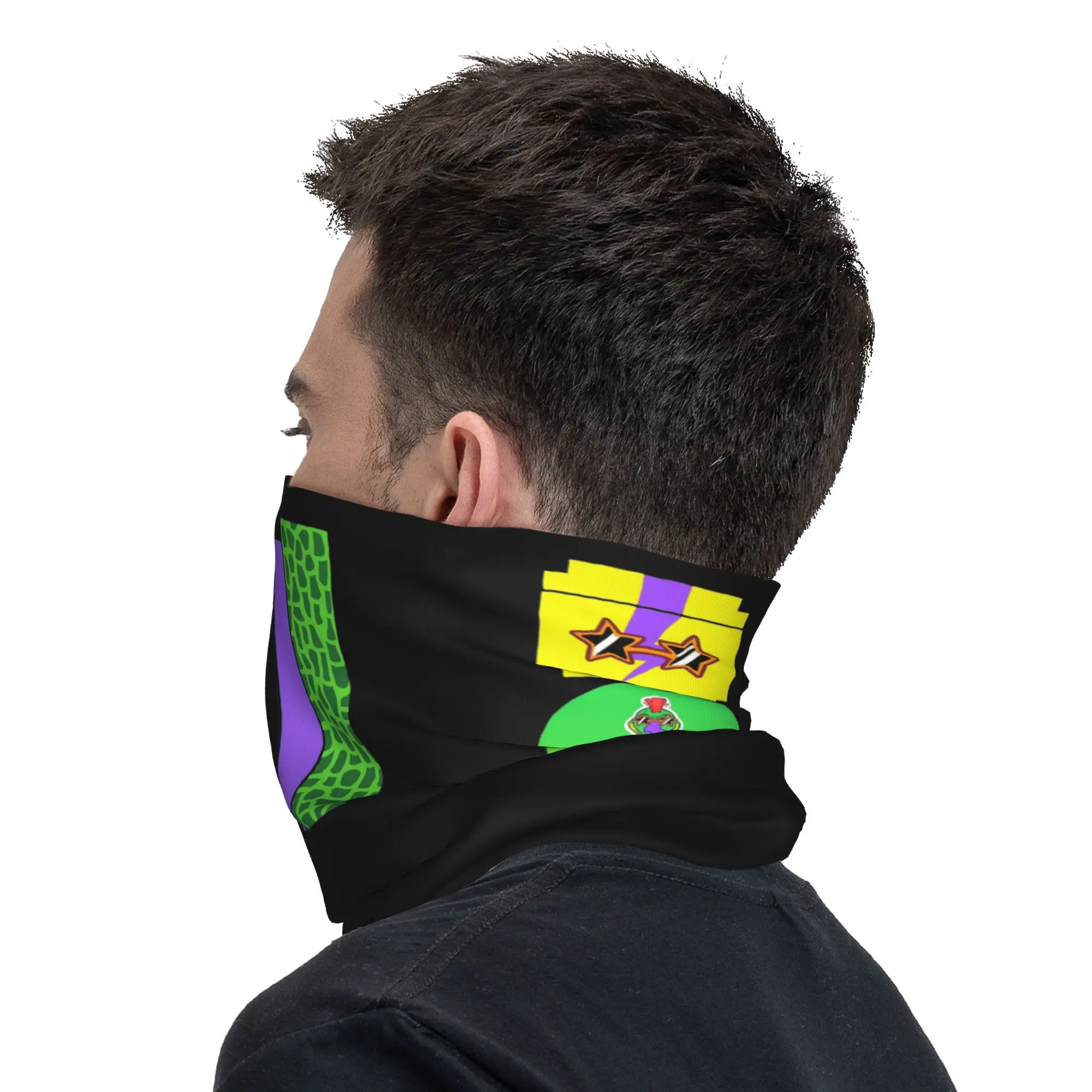 مونتغمري جاتور Fazbear الترفيه باندانا غطاء الرقبة المطبوعة التفاف وشاح متعدد الوظائف الدراجات وشاح الدراجات للرجال والنساء