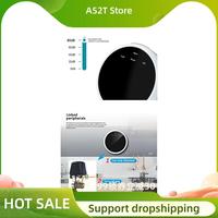 A52T Wifi Natural Gas Sensor Tuya Smart Alarm Gas Leakage Detector Digital LCD Temperature Display For Home Kitchen
