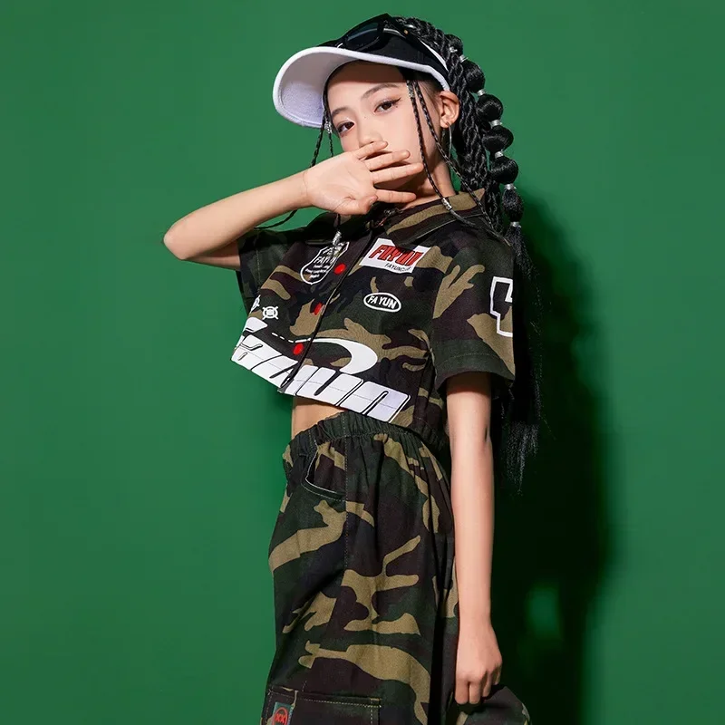 Children Jazz Dance Outfits Kids Hip Hop Clothing Boys Street Dance Costume Modern Ballroom Dancewear Stage Rave Clothing