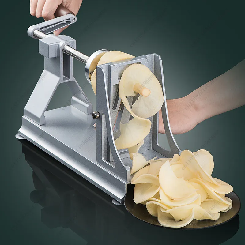 Multifunctional Rotating Shredded Potatoes Grater Thousand Wire Grater Turnip Strip Slice Hand-Cranking Slicer Flaker Commercial