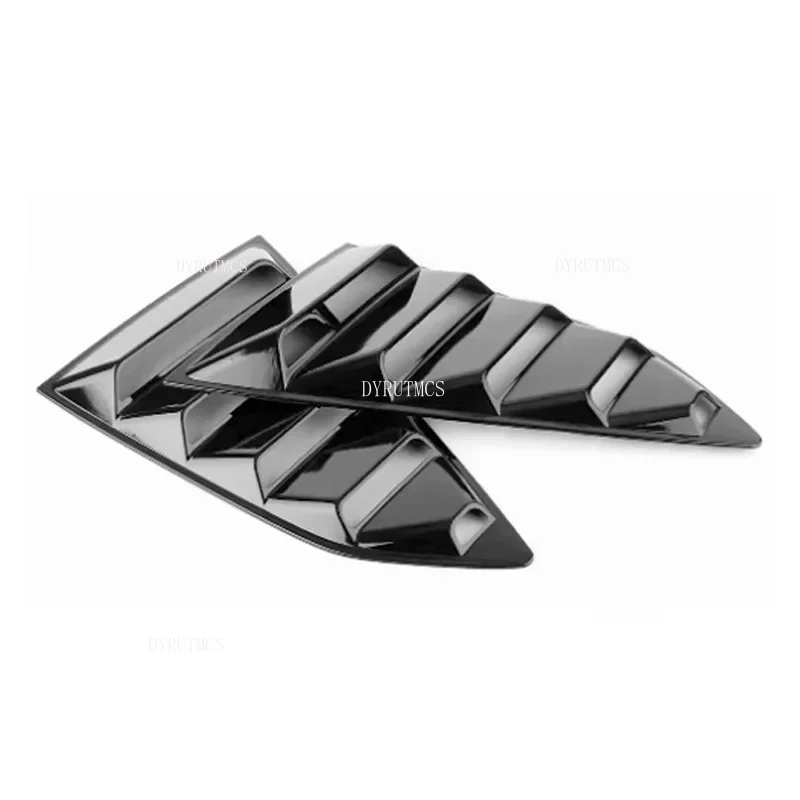 Gloss Black Car Side Window Louver For Chevrolet Camaro 5th Gen 2010 - 2015 2011 2012 2013 Car Rear Window Shutter Cover Spoiler