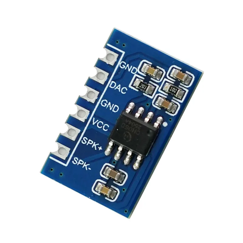5/10pcs CH05D 5W Mono Audio Amplifier Module, 5V DC Power Supply, Mini Hi-Fi Board with High Power Loud Sound for DIY Speaker