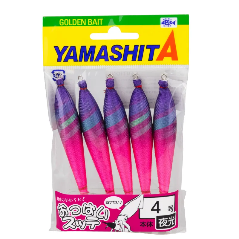 Imagem -05 - Japão Yamashita Squid Hook Rocket Squid Gancho Especial Rolo de Pano Nightglow Novo 105 mm 5.7g Pcs 2023