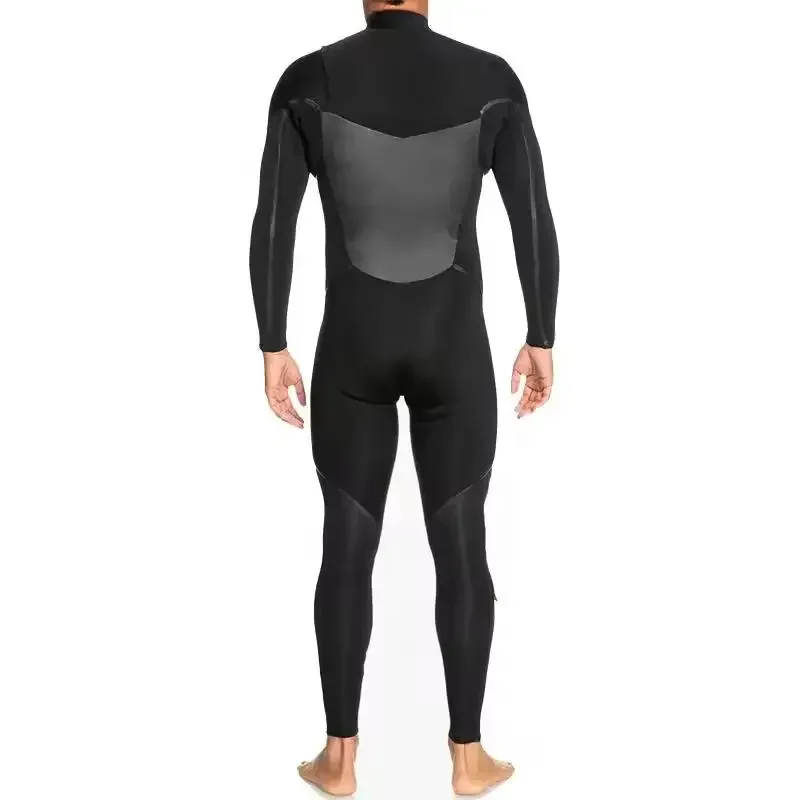 Sbart Full Men's Neoprene Wetsuit With Back Zip Unisex Cold Water Swimming Canyoning Surfing Scuba Diving Wet Suit for Adults