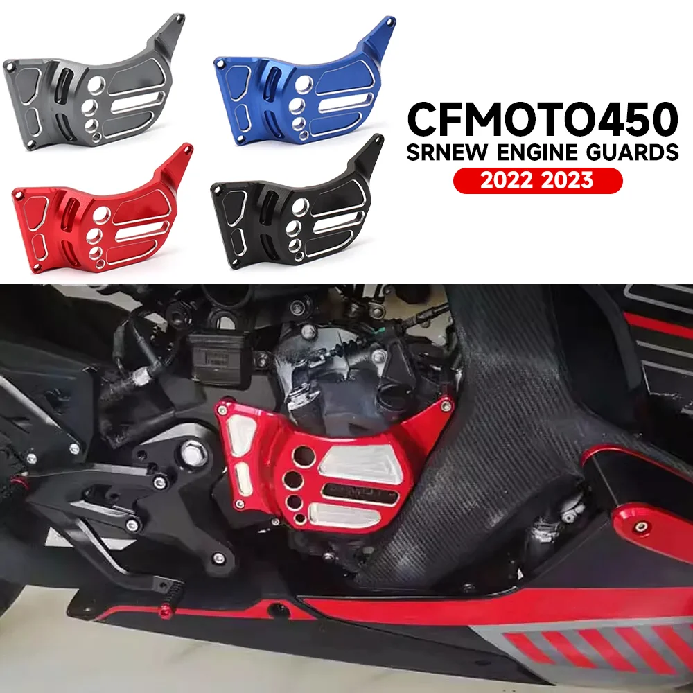 

New Motorcycle Accessories Side Case Slider For CFMOTO 450 SR 450SR 450sr 450 sr 2022 2023 Aluminum Engine Cover Protection Kit