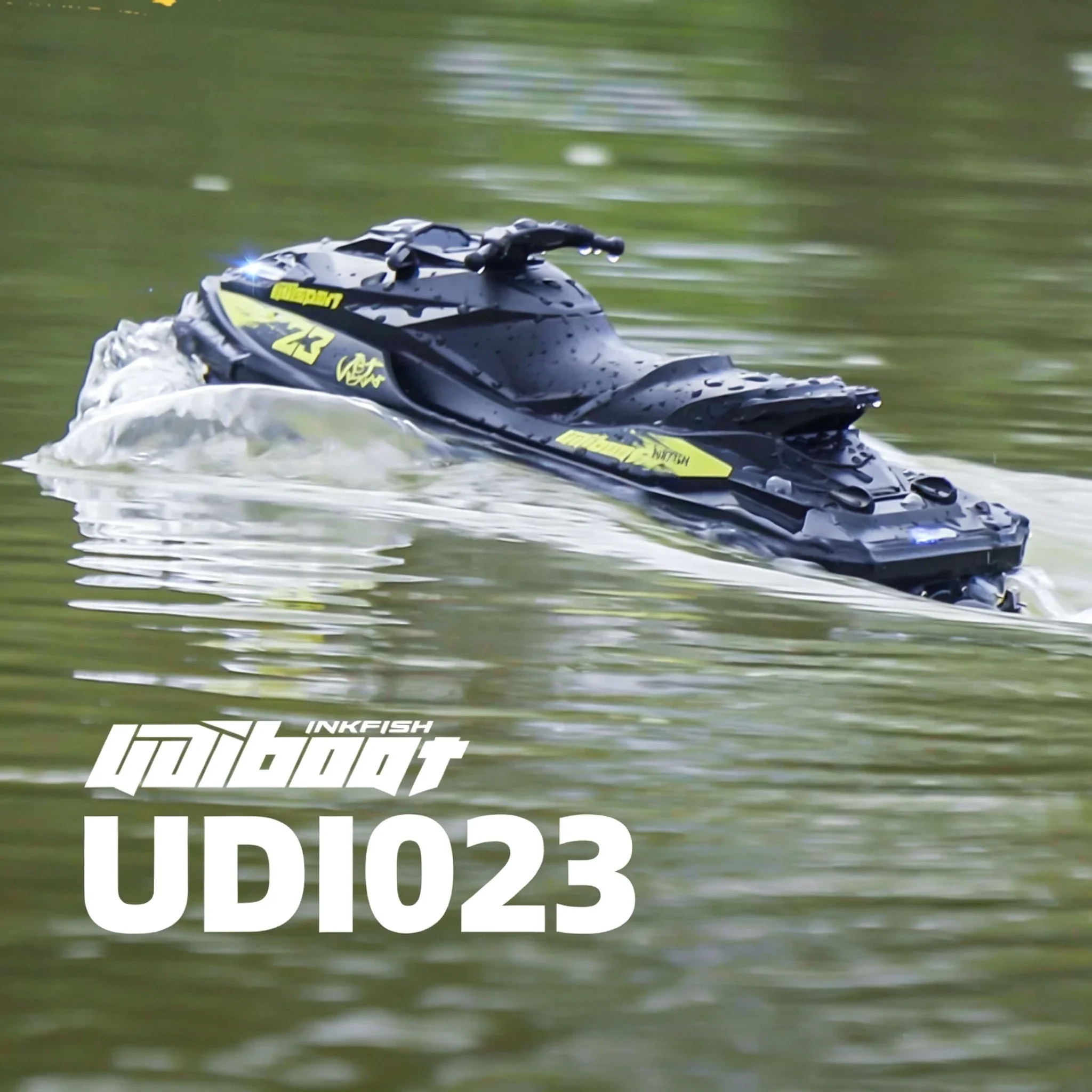 UDIRC UDI023 Jet Spray Remote Control Speedboat Waterproof Self Righting LED RTR High Speed Model 4CH RC Boat Toy Gift