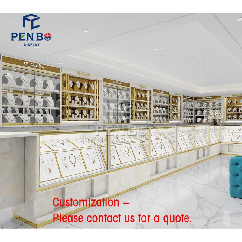 

custom.Custom Jewelry Shop Design and Build with Display Showcase Commercial Retail Jewellery Wood Furniture