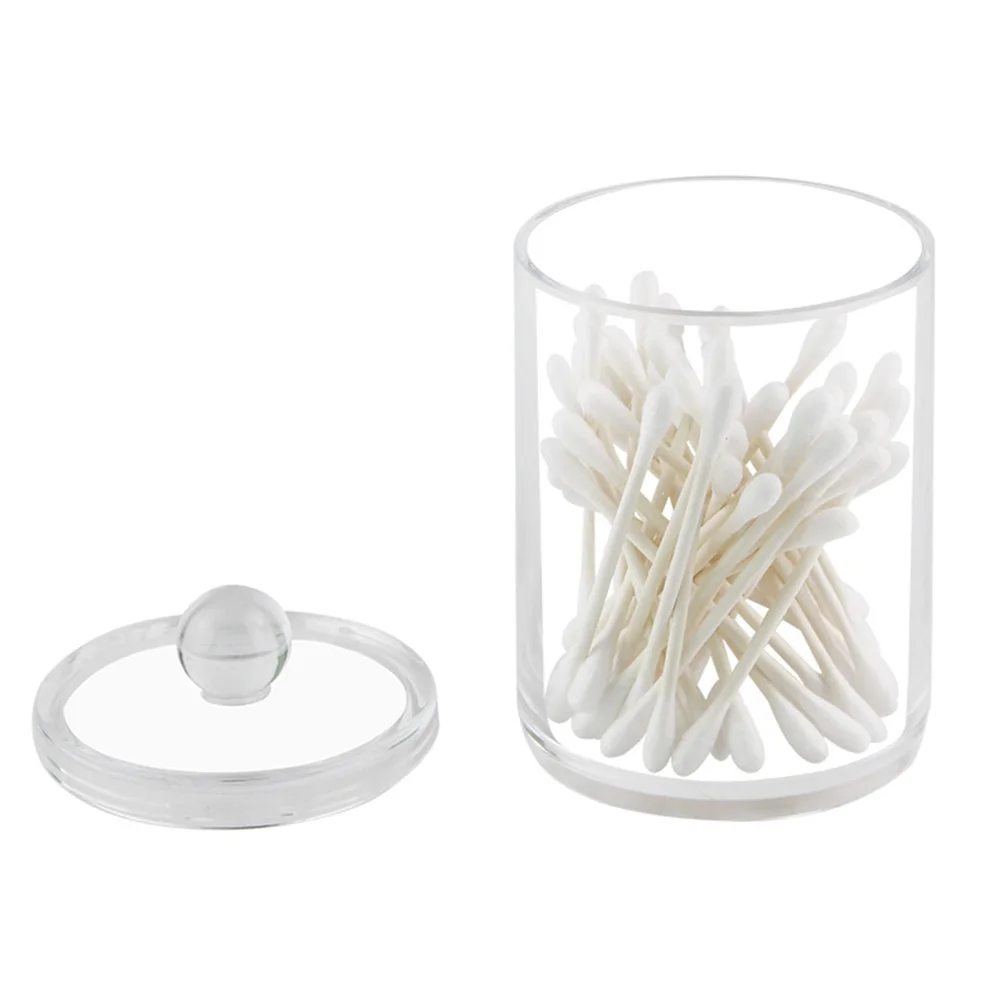 

4pcs Skincare Storage Boxes Multifunctional Acrylic Containers With Covers Lightweight Bathroom Accessories Compact