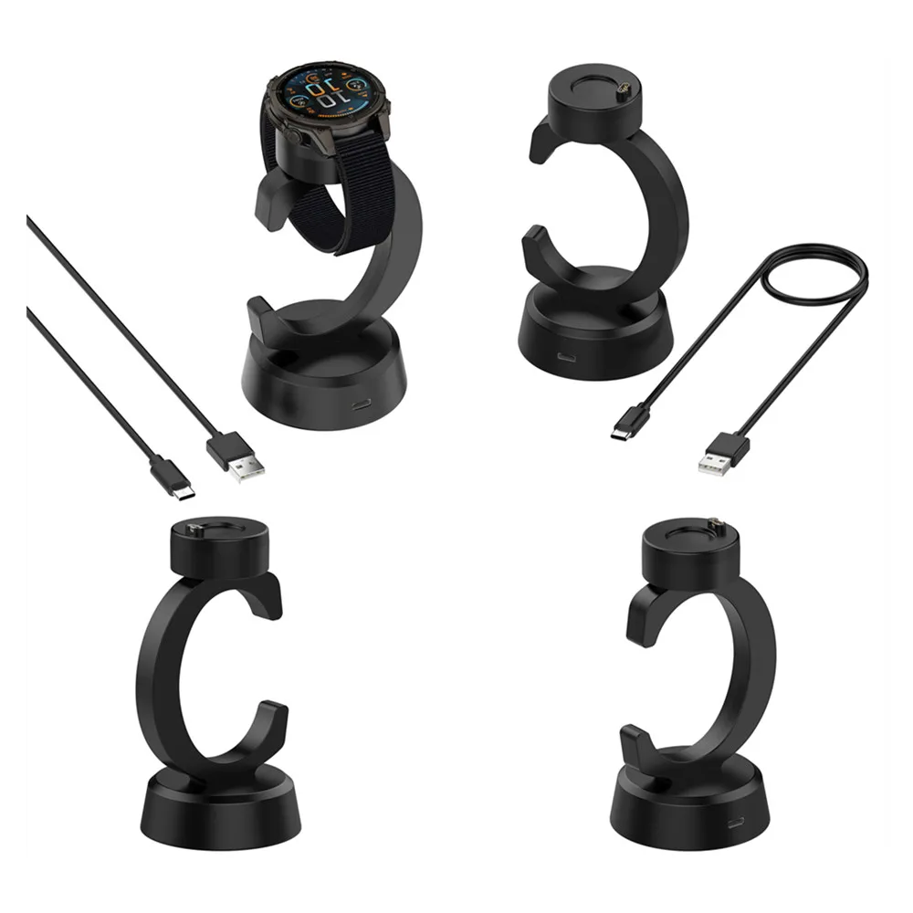 

Зарядная док-станция, подставка для зарядного устройства для Garmin Forerunner 970 965 955 945 265 255 245, USB-подставка для зарядного устройства, проводной кабель, аксессуары для умных часов