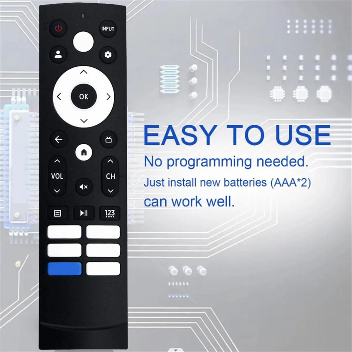 A23K-ERF3T90H Substitua o controle remoto IR para Hisense Android Smart TV sem voz